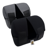 Small Electric Reel Cover- Black or Gray Carbon Fiber Design