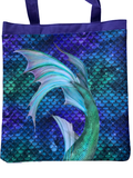 Green Mermaid Tail- Purse/Beach Bag