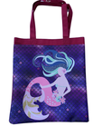 Mermaid on Purple Scales- Purse/Beach Bag