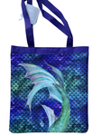Green Mermaid Tail- Purse/Beach Bag